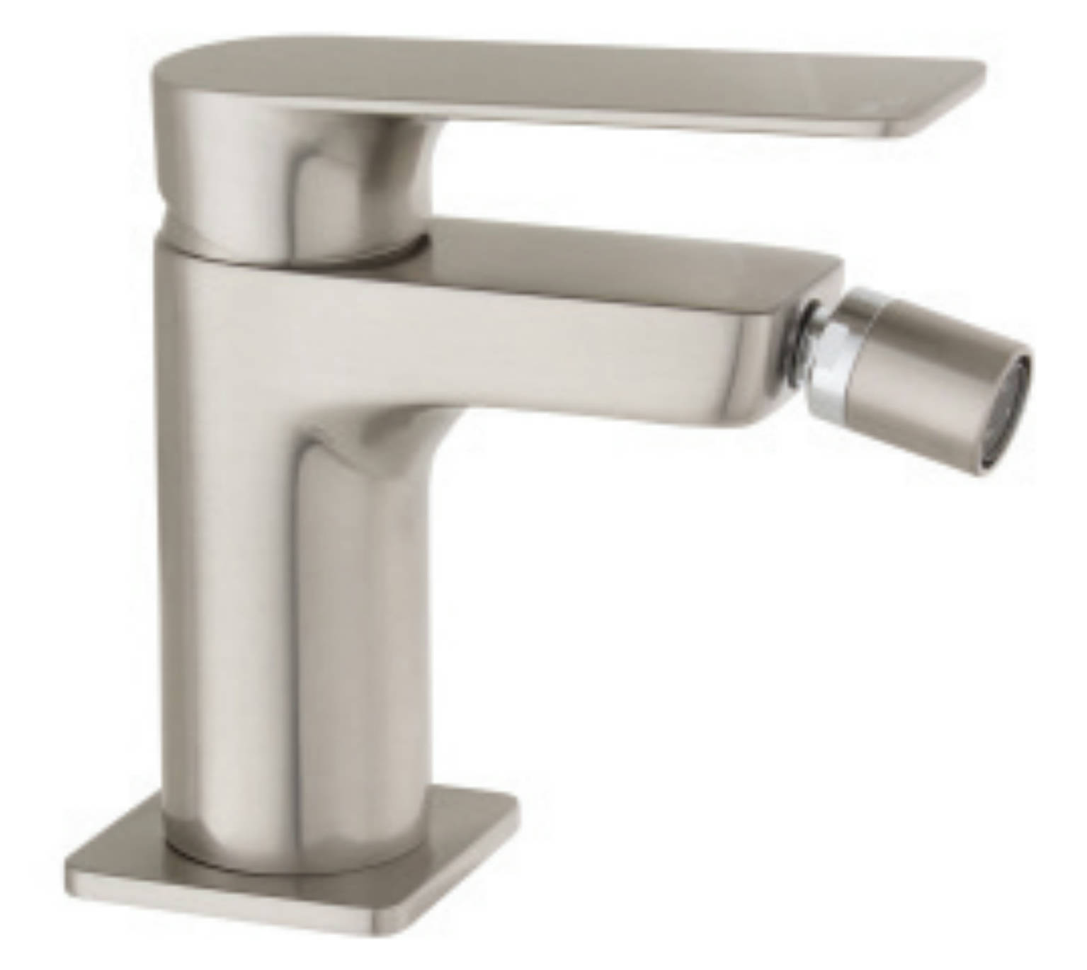 Single Lever Bidet C3 Satin Nickel | Porcemall