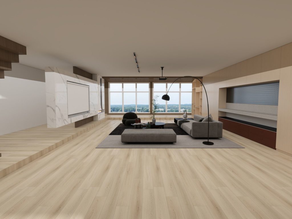 Savannah Wood Laminate in a finished installation