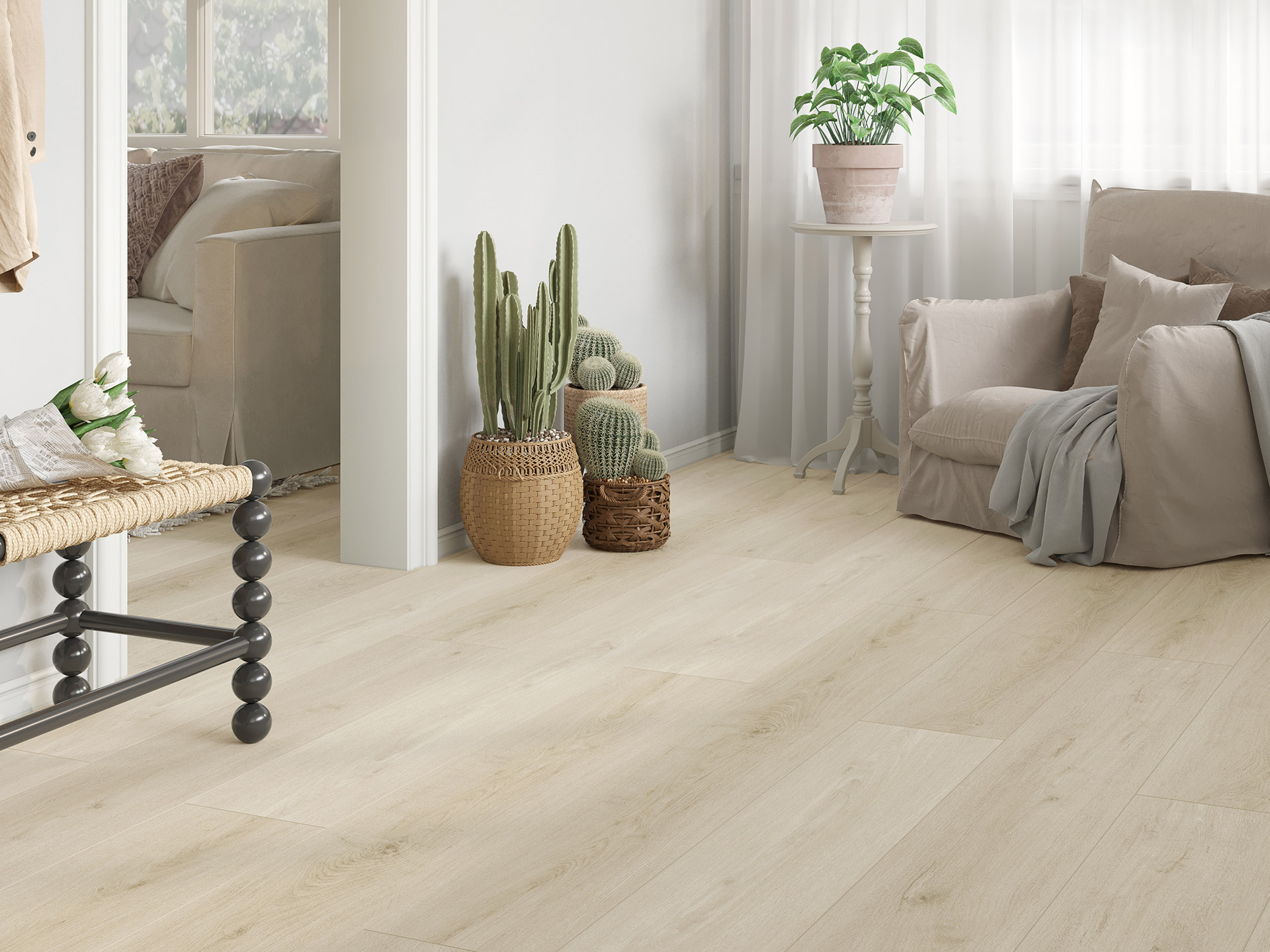 Clermont Wood Laminate in a finished installation