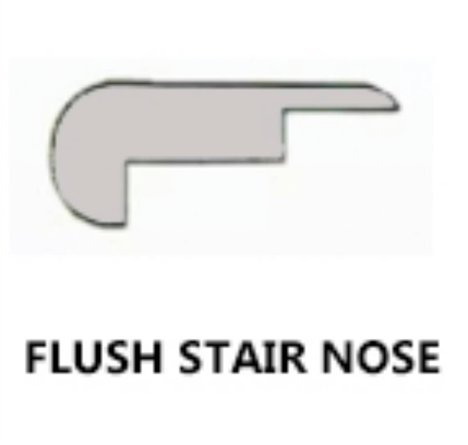 Flush Stair Nose Forest Tan | Porcemall
