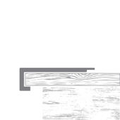Flush Stair Nose Virginia Roble 8Lf | Porcemall