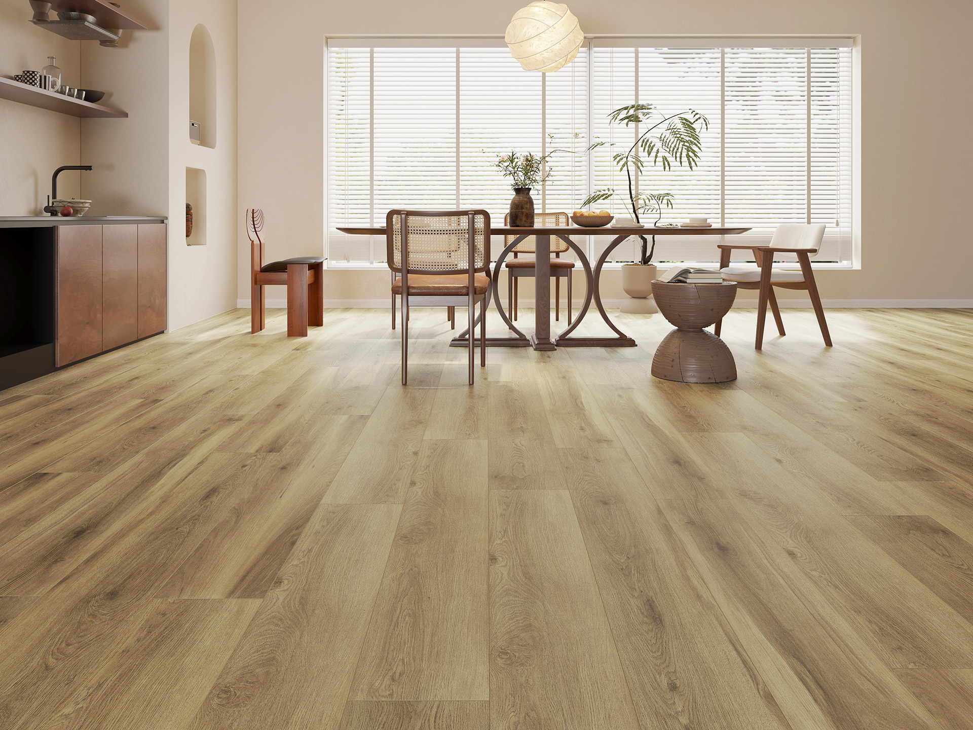 Virginia Wood Laminate in a finished installation